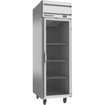 Beverage Air HF1HC-1G 26'' 24.0 cu. ft. Top Mounted 1 Section Glass Door Reach-In Freezer