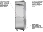 Beverage Air HF1HC-1HS 26'' 24.0 cu. ft. Top Mounted 1 Section Solid Half Door Reach-In Freezer