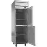 Beverage Air HF1HC-1HS 26'' 24.0 cu. ft. Top Mounted 1 Section Solid Half Door Reach-In Freezer