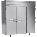 Beverage Air HF3HC-1HS 78.00'' 69.1 cu. ft. Top Mounted 3 Section Solid Door Reach-In Freezer