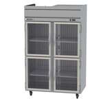 Beverage Air HFP2HC-1HG 52.00'' 46.29 cu. ft. Top Mounted 2 Section Glass Door Reach-In Freezer