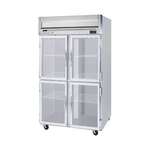 Beverage Air HFPS2HC-1HG 52.00'' 46.29 cu. ft. Top Mounted 2 Section Glass Door Reach-In Freezer