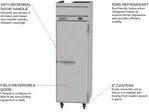 Beverage Air HR1HC-1S 26'' 17.02 cu. ft. Top Mounted 1 Section Solid Door Reach-In Refrigerator