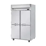 Beverage Air HRPS2HC-1HS 52.00'' 45.2 cu. ft. Top Mounted 2 Section Solid Half Door Reach-In Refrigerator