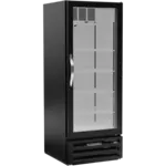 Beverage Air MMF12HC-1-B 24.13'' 11.9 cu. ft. 1 Section Black Glass Door Merchandiser Freezer