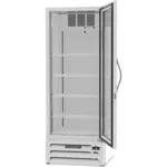 Beverage Air MMF12HC-1-W 24.13'' 11.9 cu. ft. 1 Section White Glass Door Merchandiser Freezer