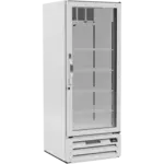 Beverage Air MMF12HC-1-W 24.13'' 11.9 cu. ft. 1 Section White Glass Door Merchandiser Freezer