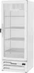 Beverage Air MMF12HC-1-W-IQ 25.38'' 11.8 cu. ft. 1 Section White Glass Door Merchandiser Freezer