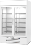 Beverage Air MMF49HC-1-W-IQ 52.00'' 46.1 cu. ft. 2 Section White Glass Door Merchandiser Freezer