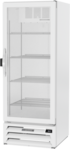 Beverage Air MMR12HC-1-W-IQ 25.38'' White 1 Section Swing Refrigerated Glass Door Merchandiser