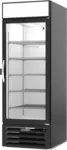Beverage Air MMR23HC-1-B-IQ 28.25'' Black 1 Section Swing Refrigerated Glass Door Merchandiser