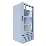 Beverage Air MT10-1W 24.88'' White 1 Section Swing Refrigerated Glass Door Merchandiser