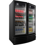 Beverage Air MT21-1B 39.16'' White 1 Section Swing Refrigerated Glass Door Merchandiser