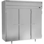Beverage Air PR3HC-1AS 77.75'' 67.9 cu. ft. Top Mounted 3 Section Solid Door Reach-In Refrigerator