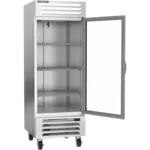 Beverage Air RB27HC-1G 30'' 25.88 cu. ft. Bottom Mounted 1 Section Glass Door Reach-In Refrigerator