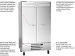 Beverage Air RB44HC-1S 47'' 44 cu. ft. Bottom Mounted 2 Section Solid Door Reach-In Refrigerator