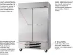 Beverage Air RB49HC-1S 52'' 46.15 cu. ft. Bottom Mounted 2 Section Solid Door Reach-In Refrigerator