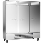Beverage Air RB72HC-1S 75'' 68.93 cu. ft. Bottom Mounted 3 Section Solid Door Reach-In Refrigerator