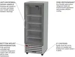 Beverage Air RI18HC-G 27.25'' 16.85 cu. ft. Bottom Mounted 1 Section Glass Door Reach-In Refrigerator
