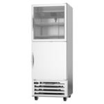 Beverage Air RI18HC-HGS 27.25'' 16.85 cu. ft. Bottom Mounted 1 Section Glass/Solid Half Door Reach-In Refrigerator