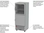 Beverage Air RI18HC-HGS 27.25'' 16.85 cu. ft. Bottom Mounted 1 Section Glass/Solid Half Door Reach-In Refrigerator