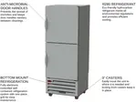 Beverage Air RI18HC-HS 27.25'' 16.85 cu. ft. Bottom Mounted 1 Section Solid Half Door Reach-In Refrigerator