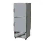 Beverage Air RID18HC-HS 27.25'' 18.0 cu. ft. 1 Section Solid Half Door Pass-Thru Refrigerator