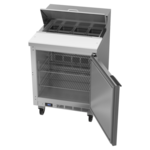Beverage Air SPE27HC 27'' 1 Door Counter Height Refrigerated Sandwich / Salad Prep Table with Standard Top