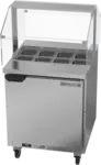 Beverage Air SPE27HC-SNZ 27'' 1 Door Counter Height Refrigerated Sandwich / Salad Prep Table with Standard Top