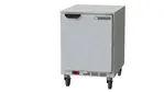 Beverage Air UCF24AHC 24'' 1 Section Undercounter Freezer with 1 Right Hinged Solid Door and Front Breathing Compressor