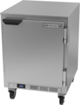 Beverage Air UCF24HC 24'' 1 Section Undercounter Freezer with 1 Right Hinged Solid Door and Front Breathing Compressor