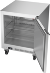 Beverage Air UCF27AHC 27'' 1 Section Undercounter Freezer with 1 Right Hinged Solid Door and Side / Rear Breathing Compressor