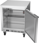 Beverage Air UCF27HC 27'' 1 Section Undercounter Freezer with 1 Right Hinged Solid Door and Front Breathing Compressor
