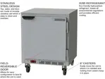 Beverage Air UCF27HC 27'' 1 Section Undercounter Freezer with 1 Right Hinged Solid Door and Front Breathing Compressor