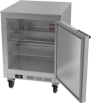 Beverage Air UCR24HC 24.00'' 1 Section Undercounter Refrigerator with 1 Right Hinged Solid Door and Side / Rear Breathing Compressor