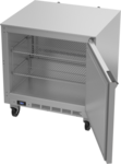 Beverage Air UCR32AHC 32'' 1 Section Undercounter Refrigerator with 1 Right Hinged Solid Door and Side / Rear Breathing Compressor