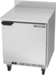 Beverage Air WTF27AHC-FIP 27'' 1 Door Counter Height Worktop Freezer with Side / Rear Breathing Compressor - 6.13 cu. ft.