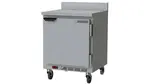 Beverage Air WTF27HC-FIP 27'' 1 Door Counter Height Worktop Freezer with Side / Rear Breathing Compressor - 5.25 cu. ft.