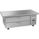 Beverage Air WTFCS52HC-60 60" 2 Drawer Freezer Base, Stainless Steel and Aluminum with Marine Edge Top - 115 Volts