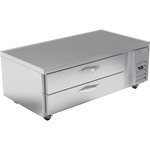 Beverage Air WTFCS60HC 60" 2 Drawer Freezer Base, Stainless Steel and Aluminum with Marine Edge Top - 115 Volts