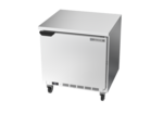 Beverage Air WTR32AHC-FLT 32'' 1 Door Counter Height Worktop Refrigerator with Side / Rear Breathing Compressor - 7.2 cu. ft.