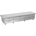 Beverage Air WTRCS112HC-120 120" 6 Drawer Refrigerated Chef Base with Marine Edge Top - 115 Volts