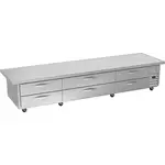 Beverage Air WTRCS112HC-120 120" 6 Drawer Refrigerated Chef Base with Marine Edge Top - 115 Volts