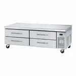 Blue Air BACB74M-HC 74.13" 4 Drawer Refrigerated Chef Base with Marine Edge Top - 115 Volts