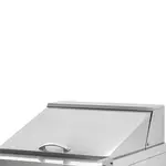 BLUE AIR  BLMT28-HC MEGA TOP SANDWICH PREP TABLE STAINLESS STEEL LID