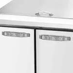 BLMT36-HC Mega Top Sandwich Prep Table Metal Door Handles