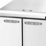 BLUE AIR BLMT48-HC MEGA TOP SANDWICH PREP TABLE METAL DOOR HANDLES