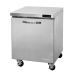 Blue Air BLUF28-HC 27.5'' 1 Section Undercounter Freezer with 1 Right Hinged Solid Door and Side / Rear Breathing Compressor