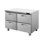 Blue Air BLUR60-D4-HC 60.38'' 2 Section Undercounter Refrigerator with 4 Drawers and Side / Rear Breathing Compressor