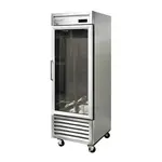 Blue Air BSR23G-HC 26.75'' 23 cu. ft. Bottom Mounted 1 Section Glass Door Reach-In Refrigerator